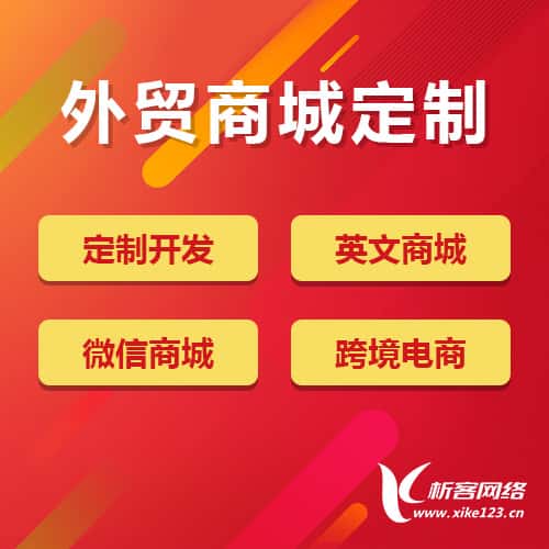 美国外贸商城定制